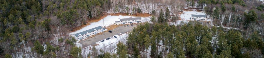 Clark's Mills, Hollis, aerial